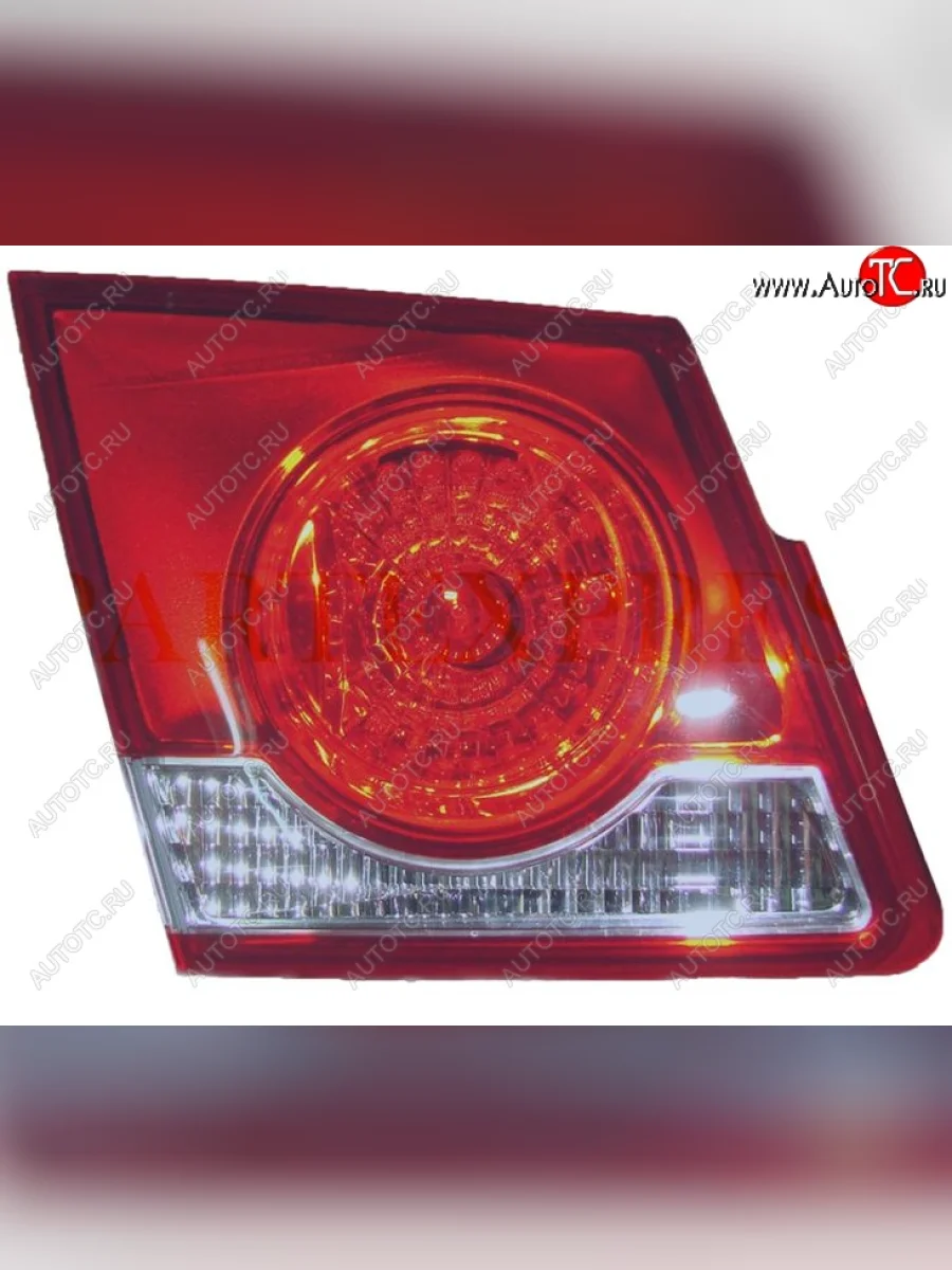 Левый фонарь в крышку багажника SAT (внутренний) Chevrolet Cruze J300 седан дорестайлинг (2009-2012)  в Воронеже Воронежской области