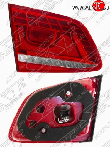 Левый фонарь (внутренний) (диодный) SAT Volkswagen Passat B7 седан (2010-2015)