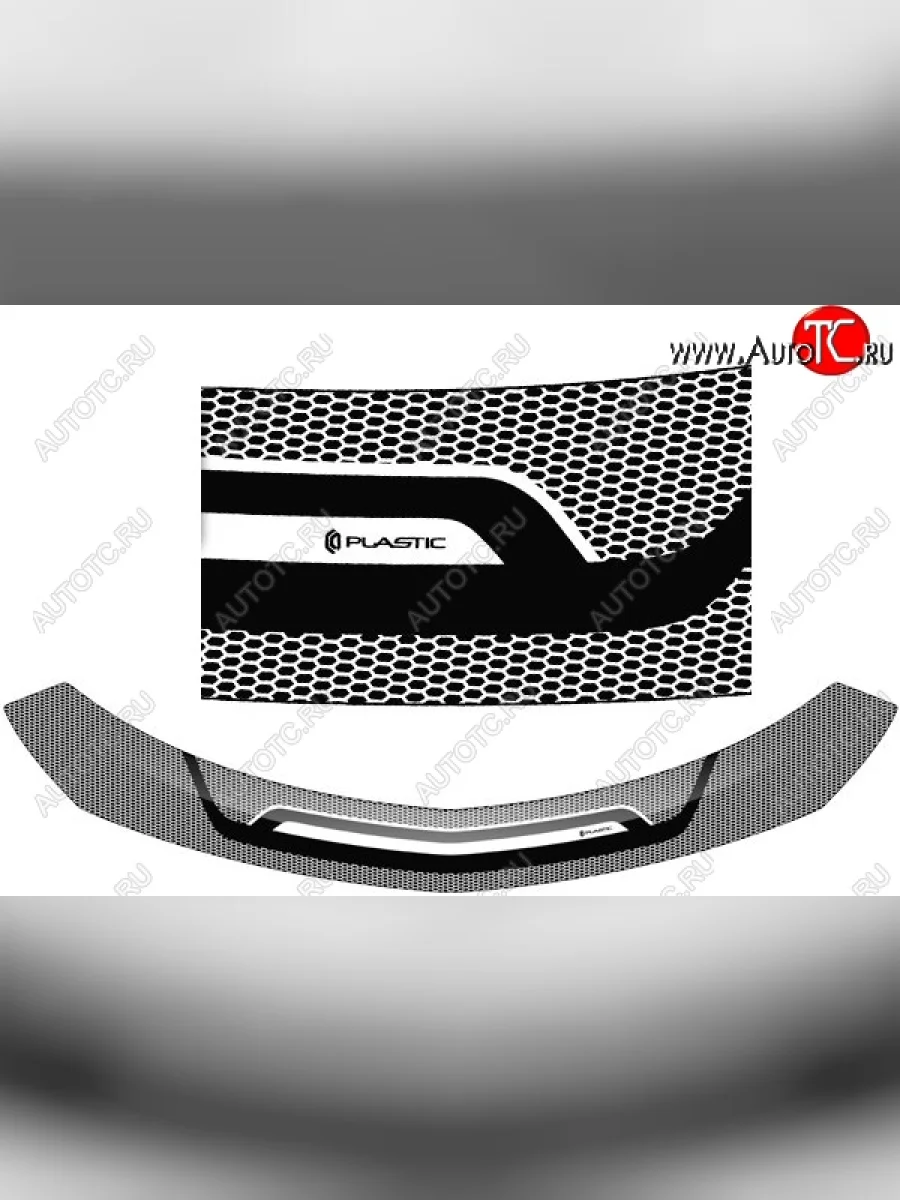 Дефлектор капота CA-Plastiс Chevrolet Cobalt седан дорестайлинг (2011-2016) (Серия Art серебро)  в Самаре Самарской области