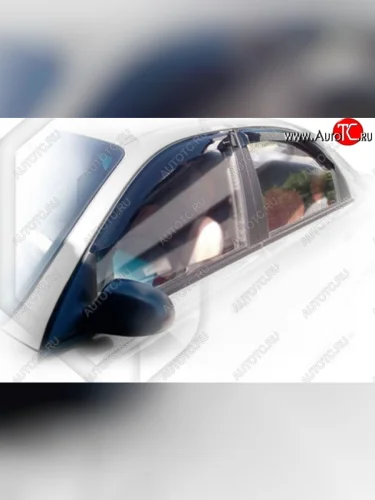 Дефлектора окон CA-Plastic (Classic полупрозрачный) Chevrolet Lanos  T100 (2002-2017) седан