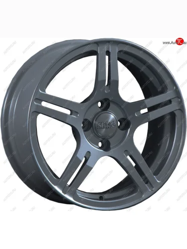 Кованый диск Slik Classik 6.5x15 (Металлик графит матовый) (Цвет: Металлик графит матовый) 