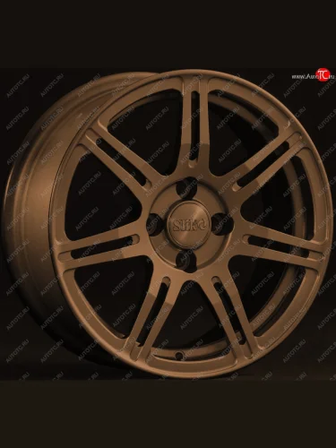 Кованый диск Slik Classik 6.5x15 (Металлик коньячная бронза. Глянец) (Цвет: Металлик коньячная бронза. Глянец) 
