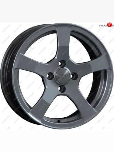 Кованый диск Slik Classik 6.5x15 (Металлик графит глянцевый) (Цвет: Металлик графит глянцевый) 