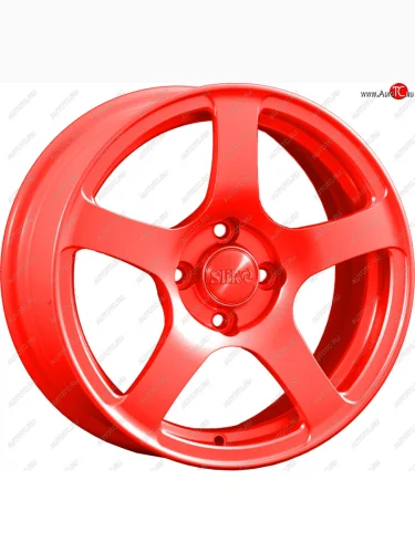 Кованый диск Slik Classik 6.5x15 (RAL 3026 ярко-алый) (Цвет: RAL 3026 ярко-алый) 