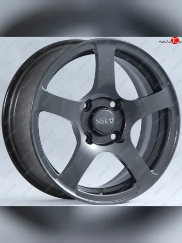 Кованый диск Slik Classik 6.5x15 (Металлик графит глянцевый) (Цвет: Металлик графит глянцевый) 