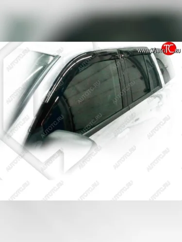 Дефлектора окон CA-Plastic (Classic полупрозрачный) Chevrolet Trailblazer  GMT360 (2006-2012) рестайлинг