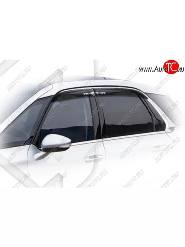 Дефлектор капота CA-Plastiс (Classic полупрозрачный) CITROEN C4 (2007-2011)  рестайлинг, седан