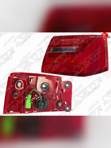 Правый фонарь внешний SAT (диодный) Audi A6 C7 дорестайлинг, седан (2010-2014)