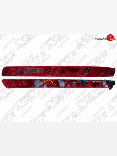 Правый фонарь в задний бампер SAT (под 4 лампы) Audi Q7  4L (2009-2015) рестайлинг