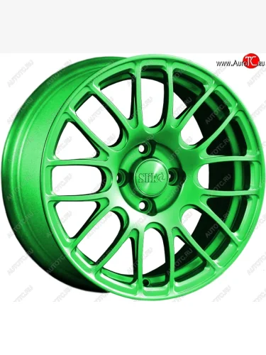 Кованый диск Slik Classik 6.5x15 (RAL 6038 ярко-зеленый) (Цвет: RAL 6038 ярко-зеленый) 