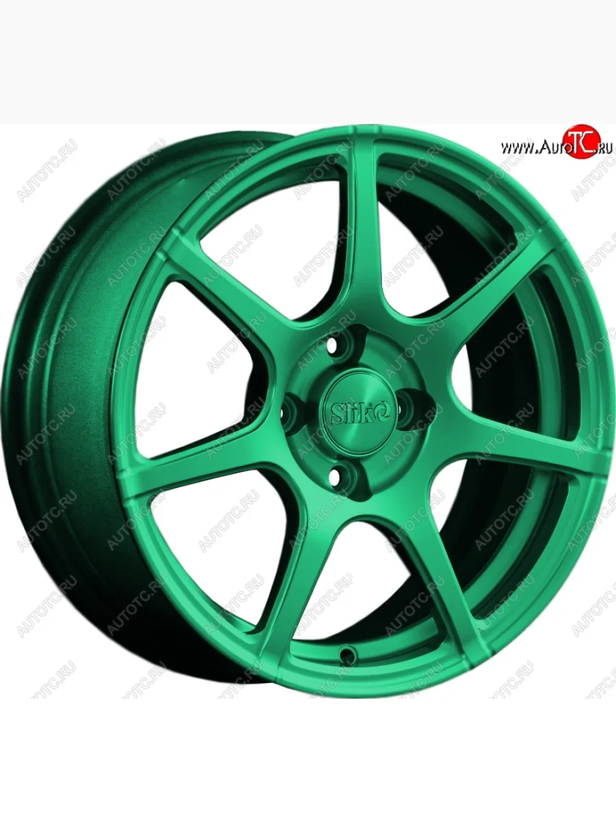 Кованый диск Slik Classik 6.5x15 (Candy изумрудно-зеленый)   (Цвет: Candy изумрудно-зеленый)  в Самаре Самарской области