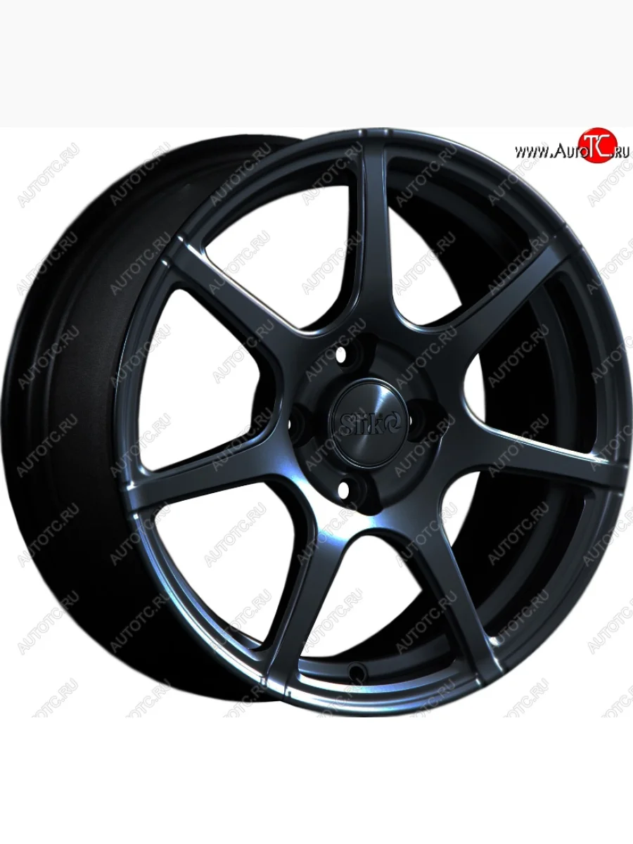 Кованый диск Slik Classik 6.5x15 (Черный глянцевый)   (Цвет: Черный глянцевый)  в Перми Пермском крае