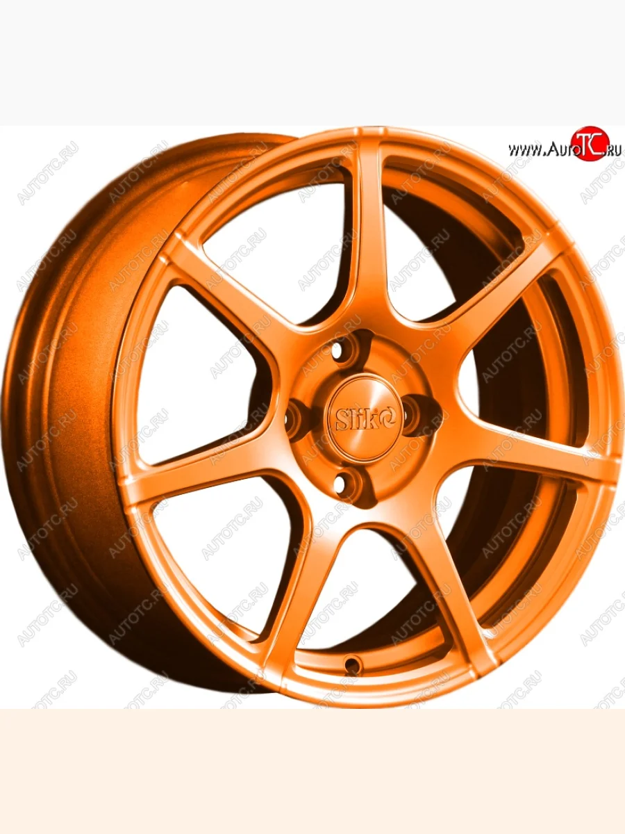 Кованый диск Slik Classik 6.5x15 (Ярко-оранжевый)   (Цвет: Ярко-оранжевый)  в Самаре Самарской области