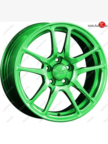 Кованый диск Slik Classik 6.5x15 (RAL 6038 ярко-зеленый) (Цвет: RAL 6038 ярко-зеленый) 