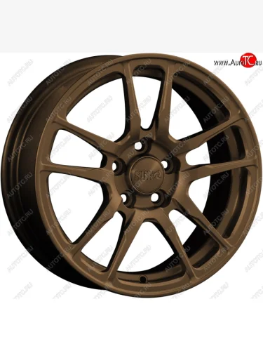 Кованый диск Slik Classik 6.5x15 (Металлик коньячная бронза. Глянец) (Цвет: Металлик коньячная бронза. Глянец) 