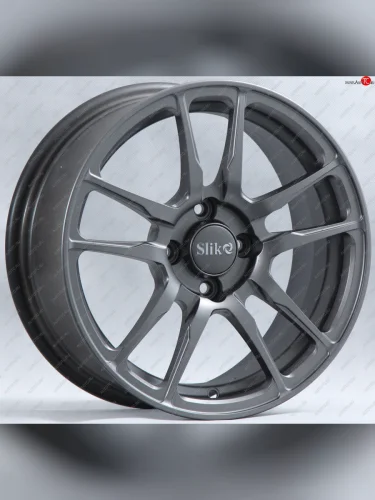 Кованый диск Slik Classik 6.5x15 (Металлик темный хром) (Цвет: Металлик темный хром) 