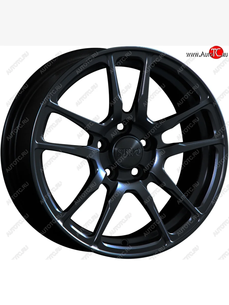 Кованый диск Slik Classik 6.5x15 (Черный глянцевый)   (Цвет: Черный глянцевый)  в Перми Пермском крае