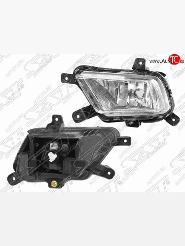 Левая противотуманная фара SAT KIA Rio  2 JB (2009-2011) рестайлинг седан, рестайлинг, хэтчбэк 5 дв.
