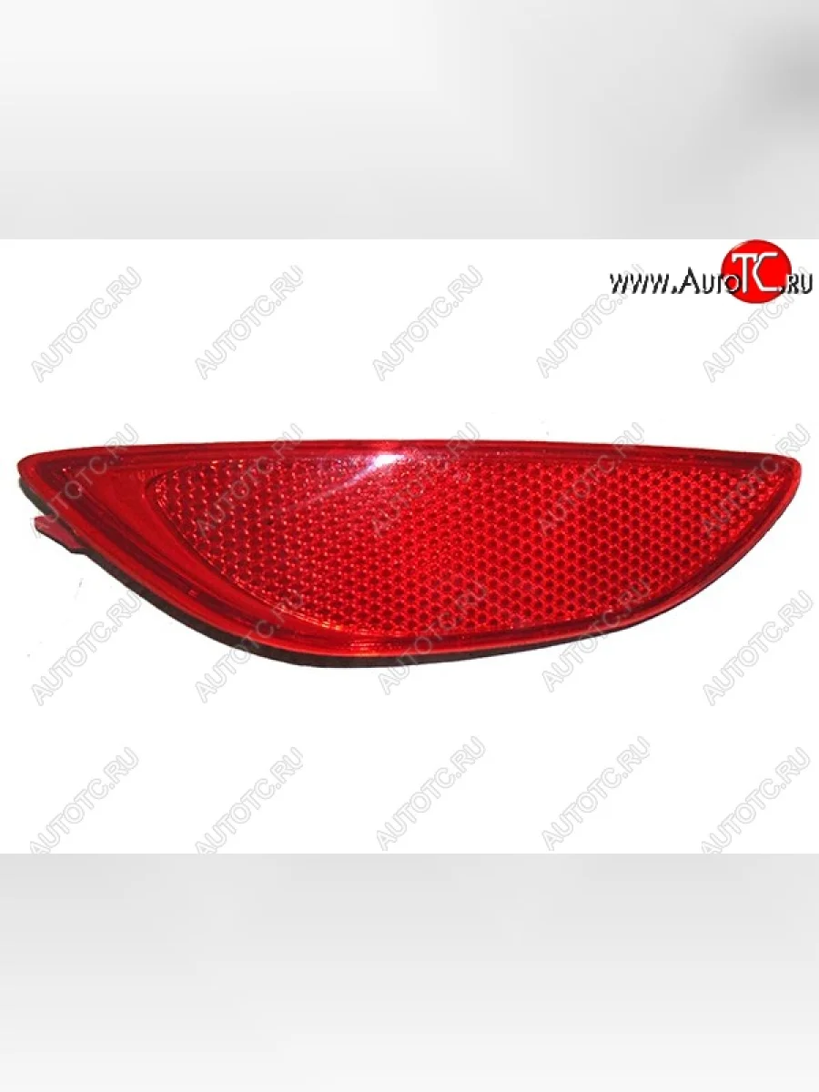 Левый отражатель в задний бампер SAT Hyundai Solaris RBr седан дорестайлинг (2010-2014)  с доставкой в г. Керчь