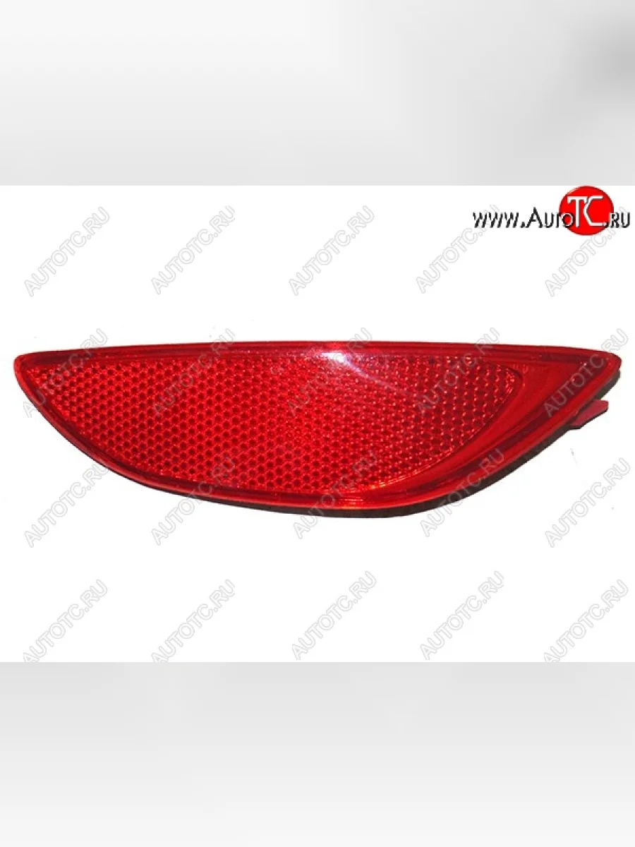 Правый отражатель в задний бампер SAT Hyundai Solaris RBr седан дорестайлинг (2010-2014)  с доставкой в г. Керчь