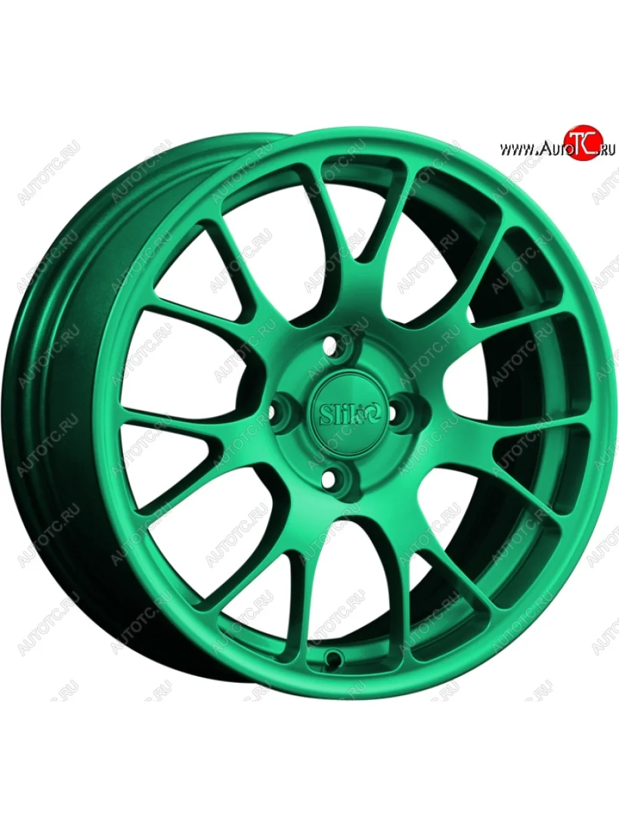 Кованый диск Slik Classik 6.5x15 (Candy изумрудно-зеленый)   (Цвет: Candy изумрудно-зеленый)  в Самаре Самарской области