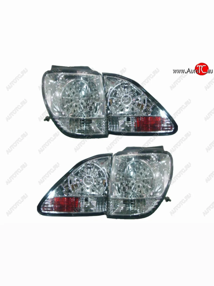 Комплект задних фонарей SAT (белые/диодные) Lexus RX300 XU10 дорестайлинг (1995-2001)  в Самаре Самарской области