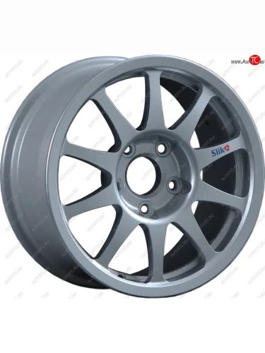 Кованый диск Slik Sport 7x15 (Серебристый тёмный) Mercedes-Benz S class W126 седан рестайлинг (1985-1991) 5x112.0xDIA66.6xET25.0