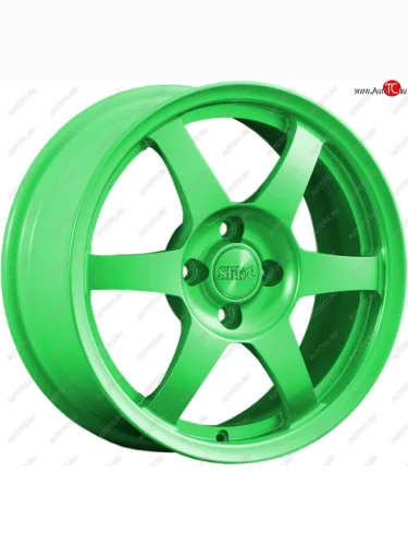 Кованый диск Slik Classik 6.5x16 (RAL 6038 ярко-зеленый) (Цвет: RAL 6038 ярко-зеленый) 