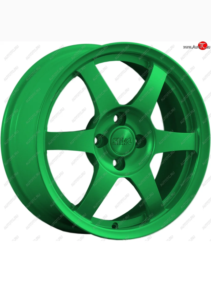 Кованый диск Slik Classik 6.5x16 (Зеленый)   (Цвет: Зеленый)  в Самаре Самарской области