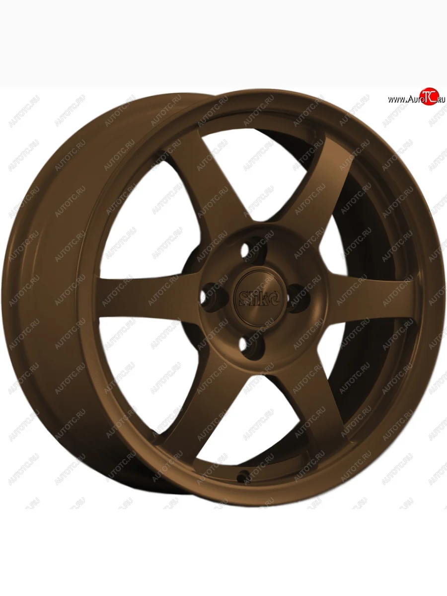 Кованый диск Slik Classik 6.5x16 (Металлик коньячная бронза. Матовый)   (Цвет: Металлик коньячная бронза. Матовый)  в Самаре Самарской области