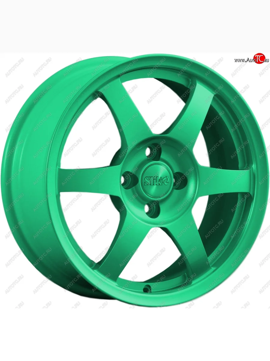 Кованый диск Slik Classik 6.5x16 (Candy изумрудно-зеленый)   (Цвет: Candy изумрудно-зеленый)  в Самаре Самарской области