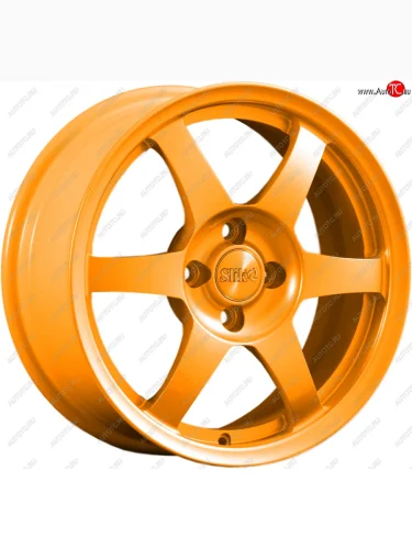 Кованый диск Slik Classik 6.5x16 (Ярко-оранжевый) (Цвет: Ярко-оранжевый) 