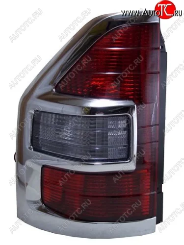 Левый задний фонарь SAT (хром) Mitsubishi Pajero ( 3 V70,  3 V60) (1999-2003) дорестайлинг