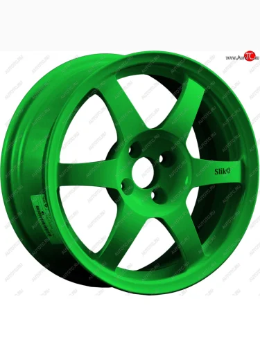 Кованый диск Slik Classik 6.5x16 (Зеленый) (Цвет: Зеленый) 