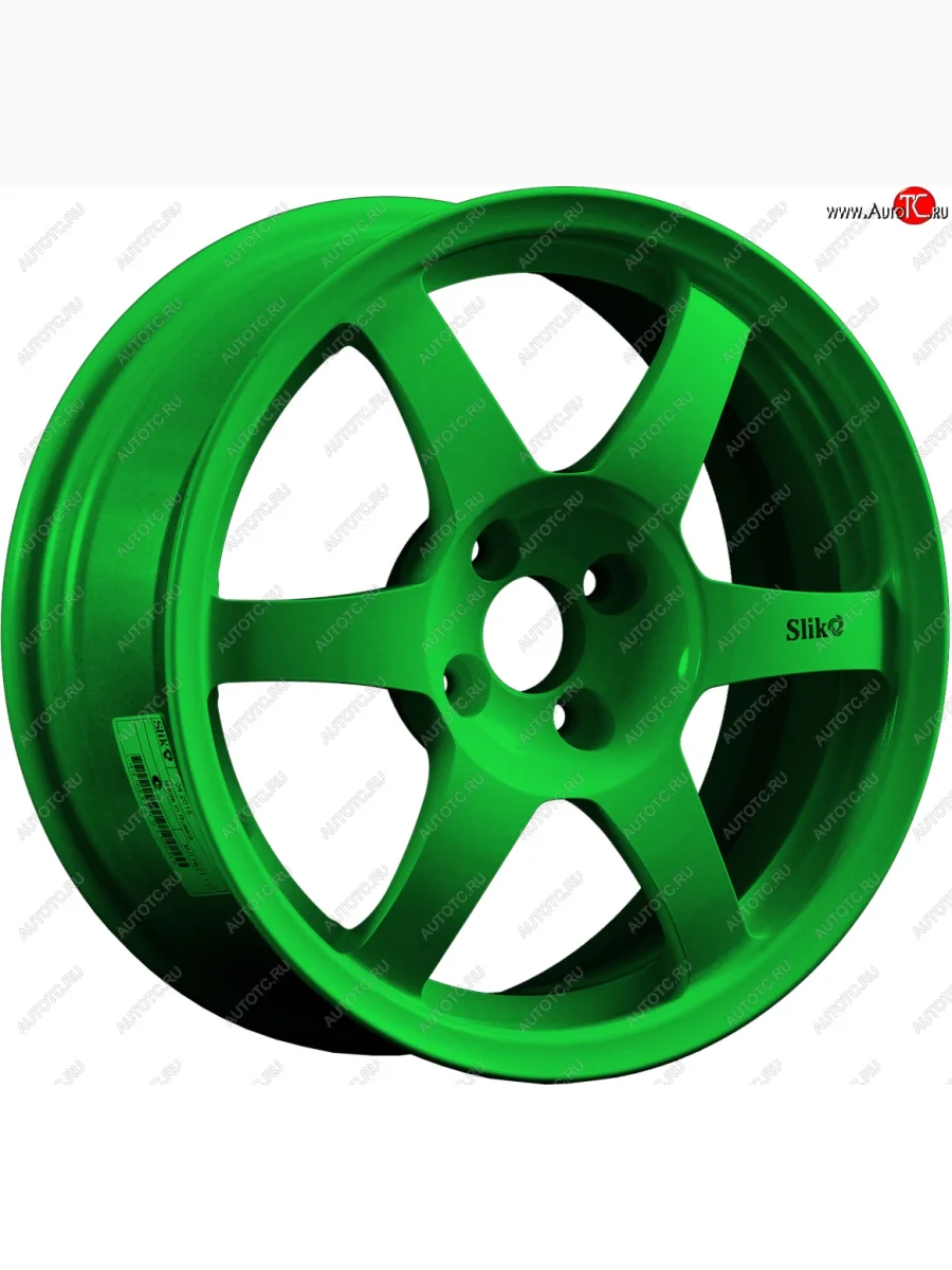 Кованый диск Slik Classik 6.5x16 (Зеленый)   (Цвет: Зеленый)  в Самаре Самарской области