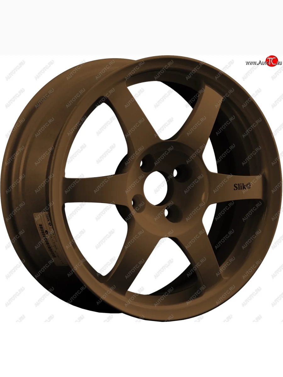 Кованый диск Slik Classik 6.5x16 (Металлик коньячная бронза. Матовый)   (Цвет: Металлик коньячная бронза. Матовый)  в Самаре Самарской области