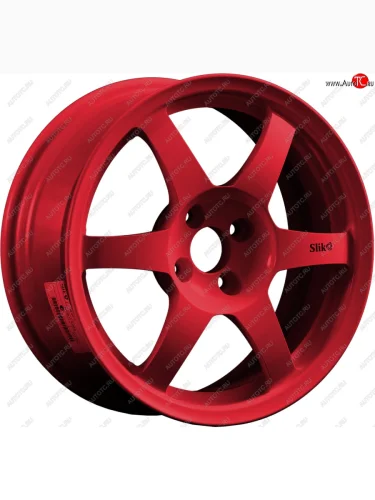 Кованый диск Slik Classik 6.5x16 (Красный) (Цвет: Красный) 
