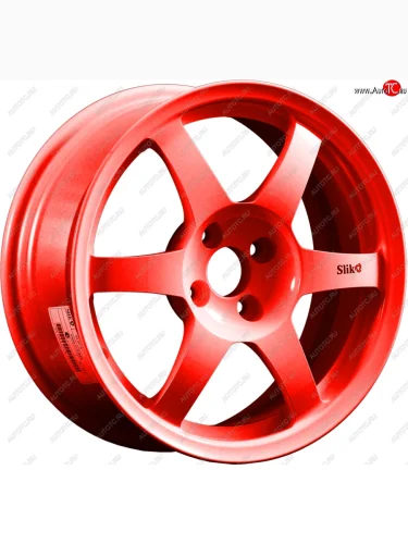 Кованый диск Slik Classik 6.5x16 (Candy алый) (Цвет: Candy алый) 