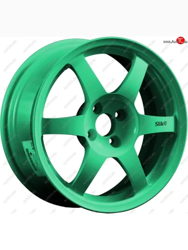 Кованый диск Slik Classik 6.5x16 (Candy изумрудно-зеленый) (Цвет: Candy изумрудно-зеленый) 
