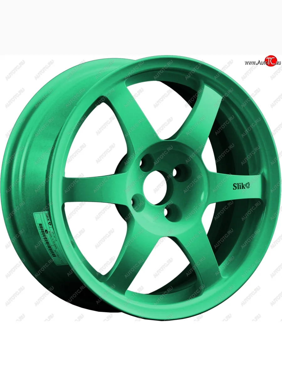 Кованый диск Slik Classik 6.5x16 (Candy изумрудно-зеленый)   (Цвет: Candy изумрудно-зеленый)  в Самаре Самарской области