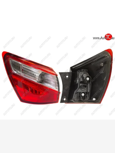 Левый фонарь (внешний) SAT Nissan Qashqai 1 J10 рестайлинг (2010-2013)