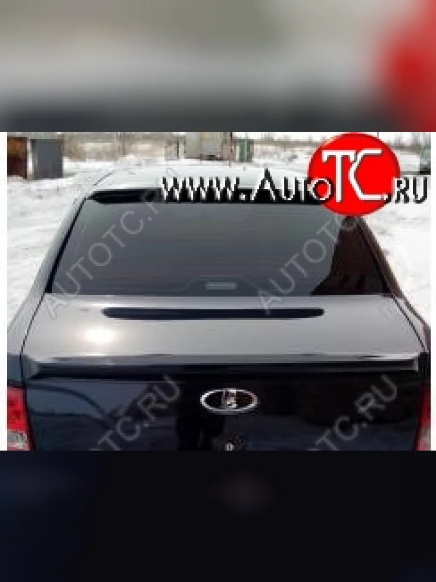 Козырёк на заднее стекло Stan Лада ВАЗ Гранта 2190 седан  дорестайлинг (2011-2017) (Неокрашенный)  в Керчи Республика Крым