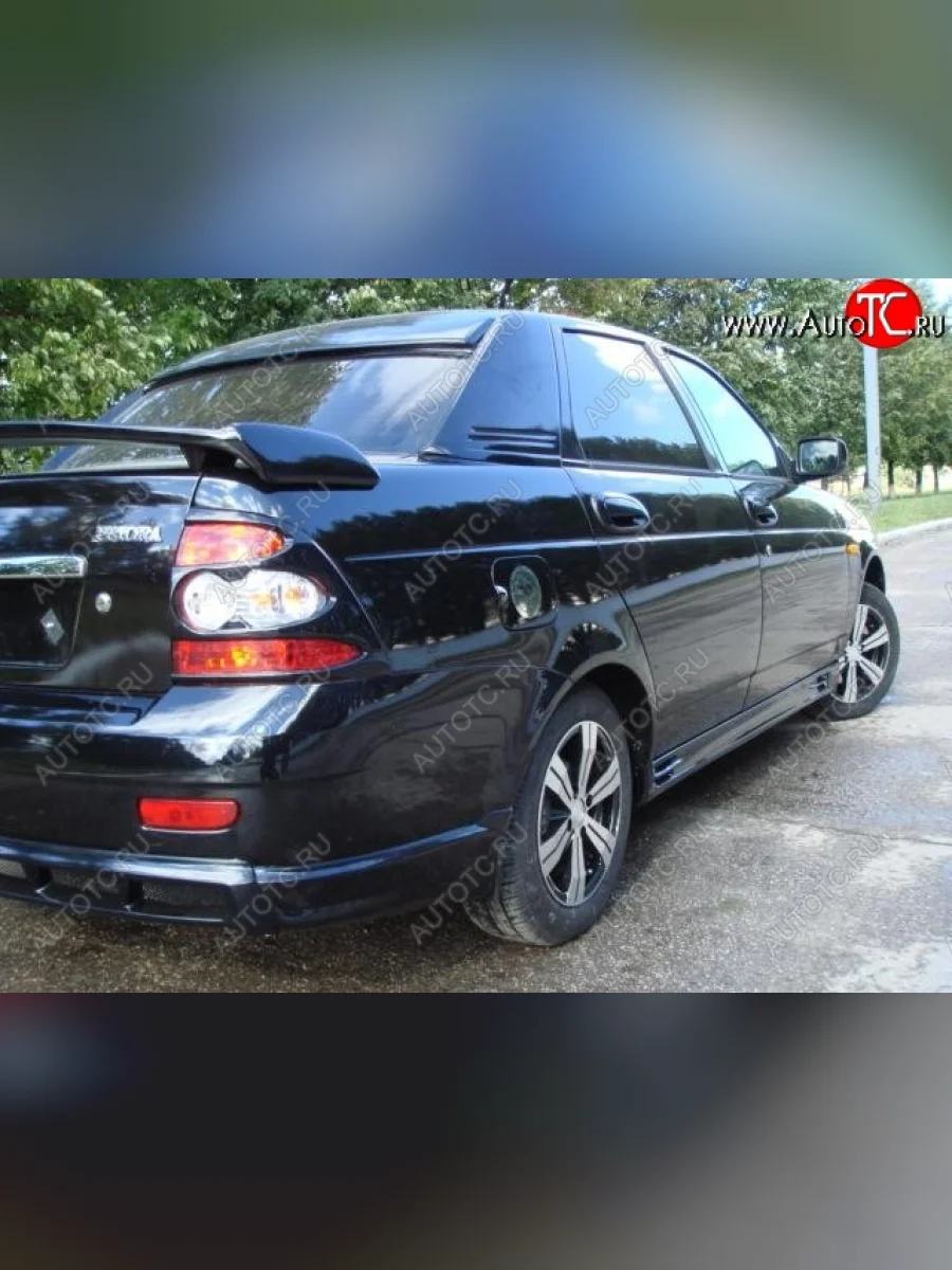 Козырёк на заднее стекло Stan Лада ВАЗ Приора 2170 седан дорестайлинг (2007-2014) (Неокрашенный)  в Самаре Самарской области