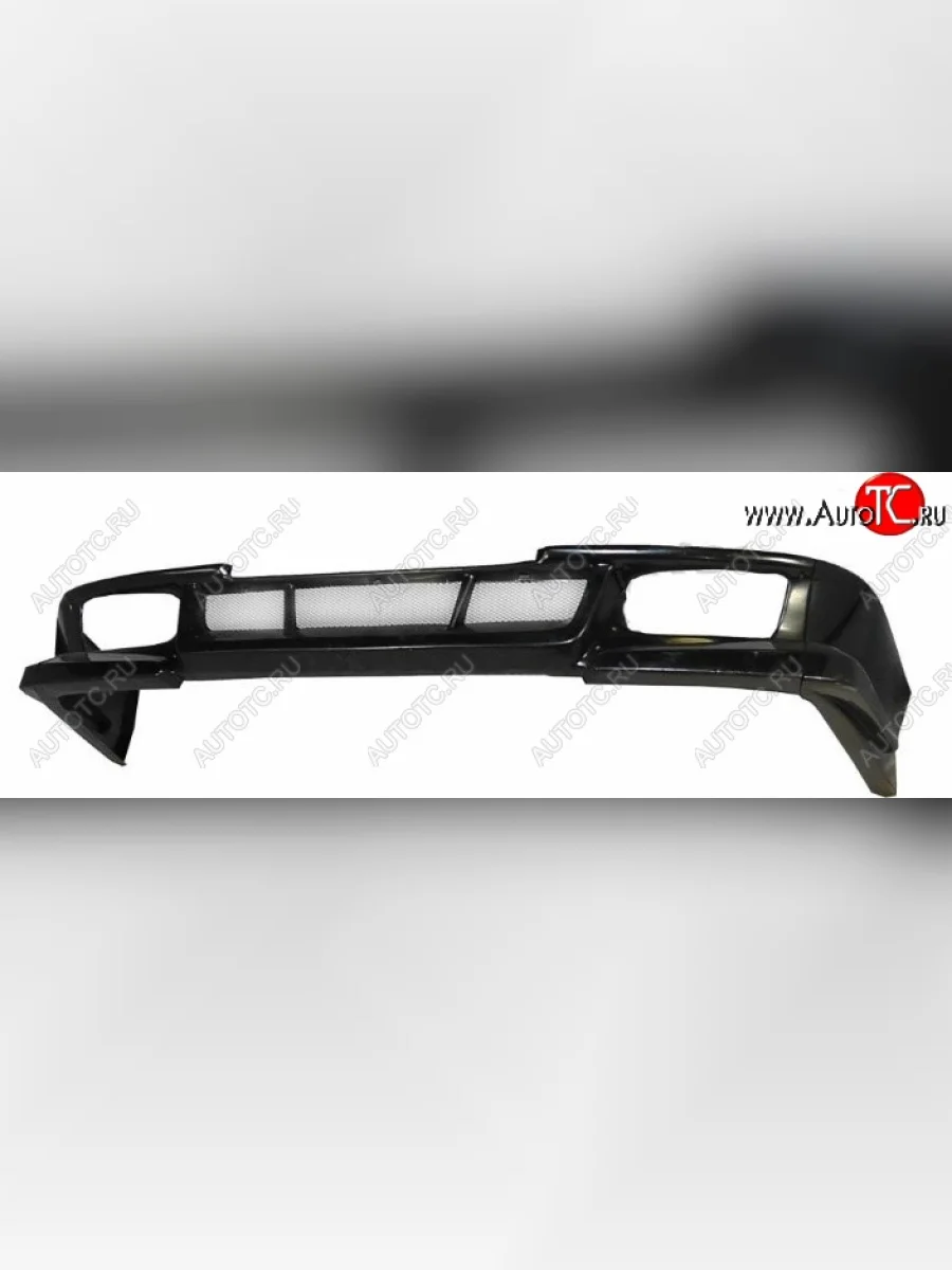 Накладка на передний бампер Люкс (с сеткой)  Лада ВАЗ 2114 (2001-2014) (Неокрашенная)  с доставкой в г. Керчь