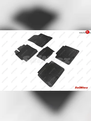 Износостойкие коврики в салон (резина) Seintex Сетка Toyota Camry ( XV50,  XV55) (2011-2017) дорестайлинг, 1-ый рестайлинг