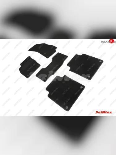 Комплект ворсовых ковриков в салон (Long) Seintex Audi A8 D5 дорестайлинг (2017-2021)