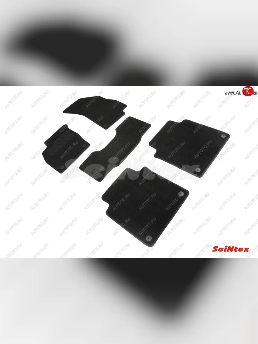 Комплект ворсовых ковриков в салон (Long) Seintex Audi A8 D5 дорестайлинг (2017-2021)  в Керчи Республика Крым