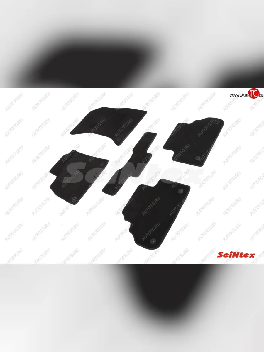 Комплект ворсовых ковриков в салон Seintex Audi Q5 FY дорестайлинг (2017-2020)  с доставкой в г. Пермь