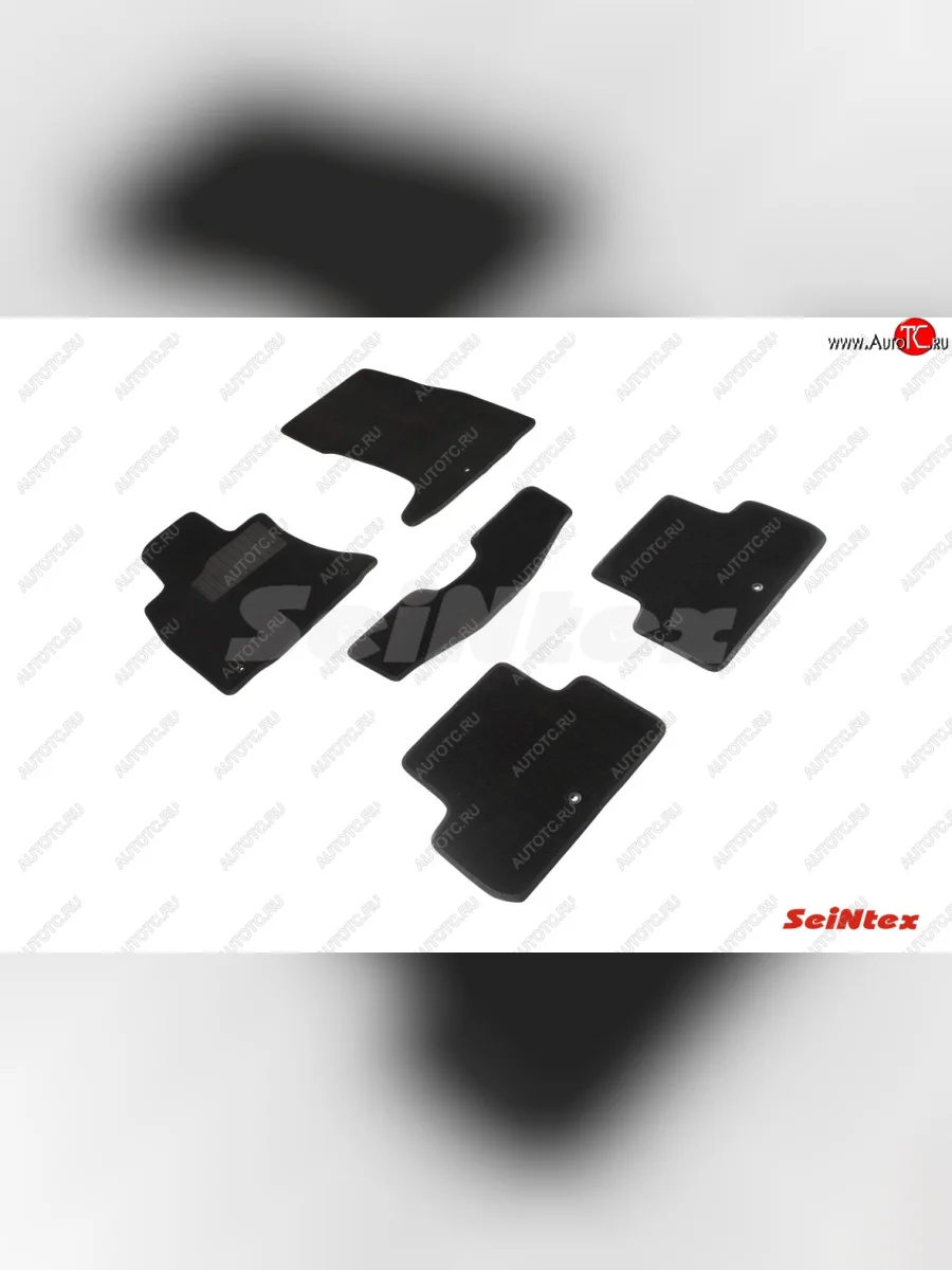 Комплект ворсовых ковриков в салон Seintex GENESIS G70 IK седан рестайлинг (2020-2022)  с доставкой в г. Керчь