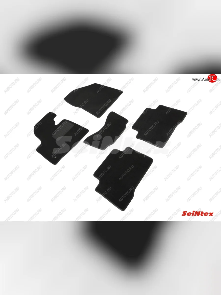 Комплект ворсовых ковриков в салон Seintex Hyundai Santa Fe DM рестайлинг (2015-2019)  в Керчи Республика Крым